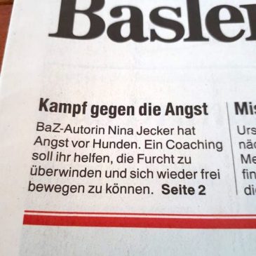 Heute berichtet die Basler Zeitung BaZ über unsere Arbeit und titelt: „Kampf gegen die Angst“